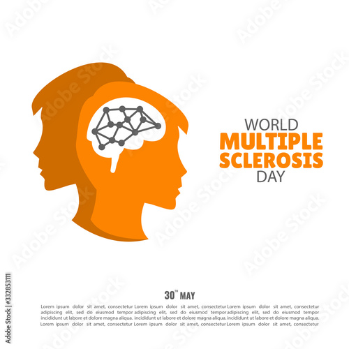 Vector Illustration of World Multiple Sclerosis Day