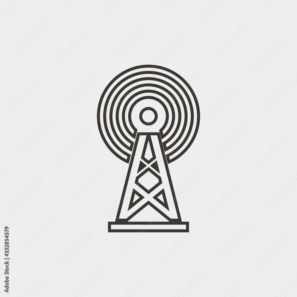 signal antenna icon vector illustration and symbol for website and graphic design signal antenna icon vector illustration and symbol for website and graphic design
