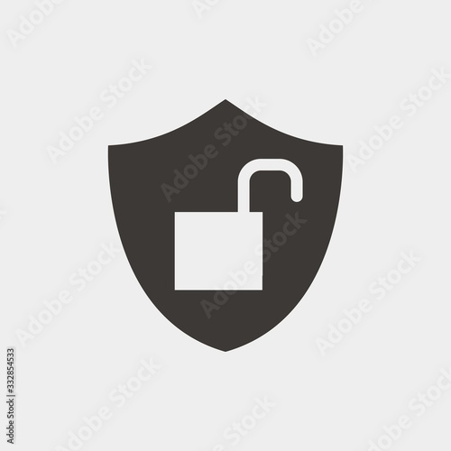 security bypass icon vector illustration and symbol for website and graphic design