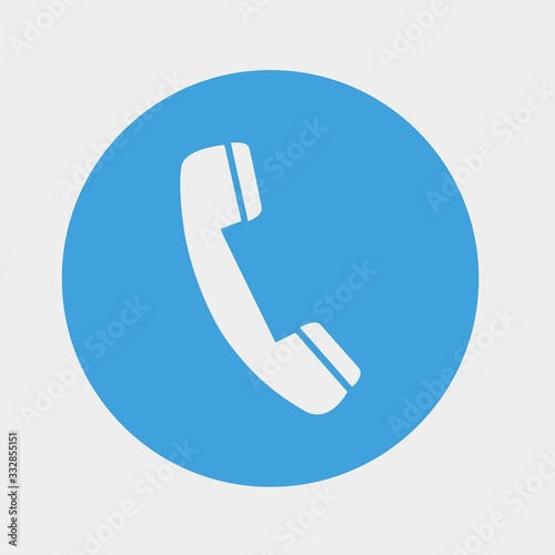 telephone icon vector illustration and symbol for website and graphic design