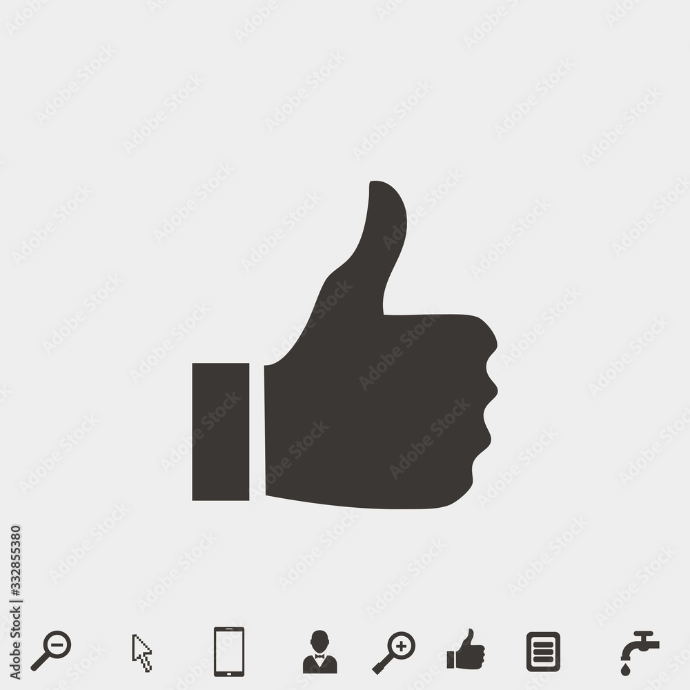 thumbs up icon vector illustration and symbol for website and graphic design thumbs up icon vector illustration and symbol for website and graphic design
