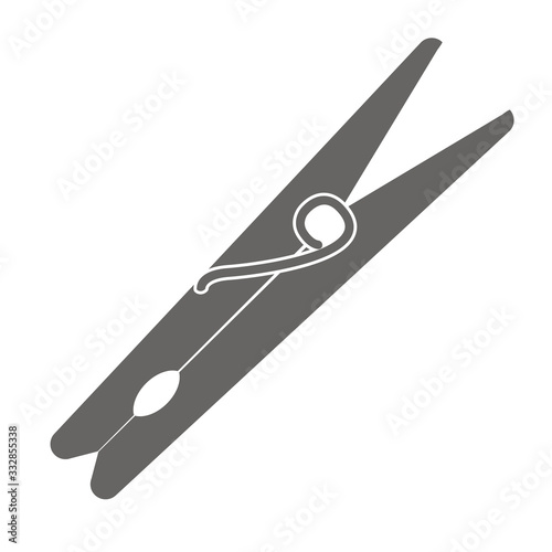 Cloth pin icon vector illustration design isolated