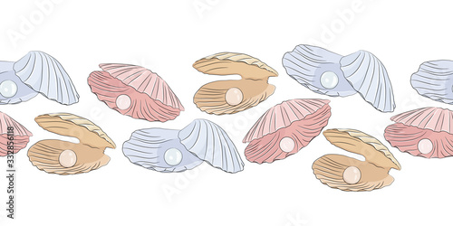 Sea shell border