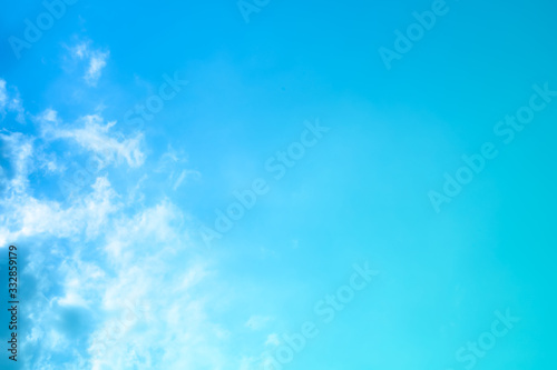 blue sky with beautiful natural white clouds