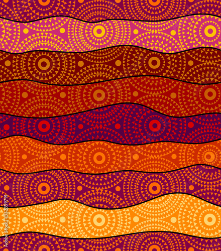 Patchwork textile pattern. Seamless quilting design background.