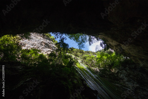 little canyon in the Torano valley. Matese park, Campania, Italy