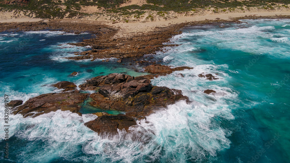 Aerial Drone Videos Yallingup Grace Town coast of Western Australia