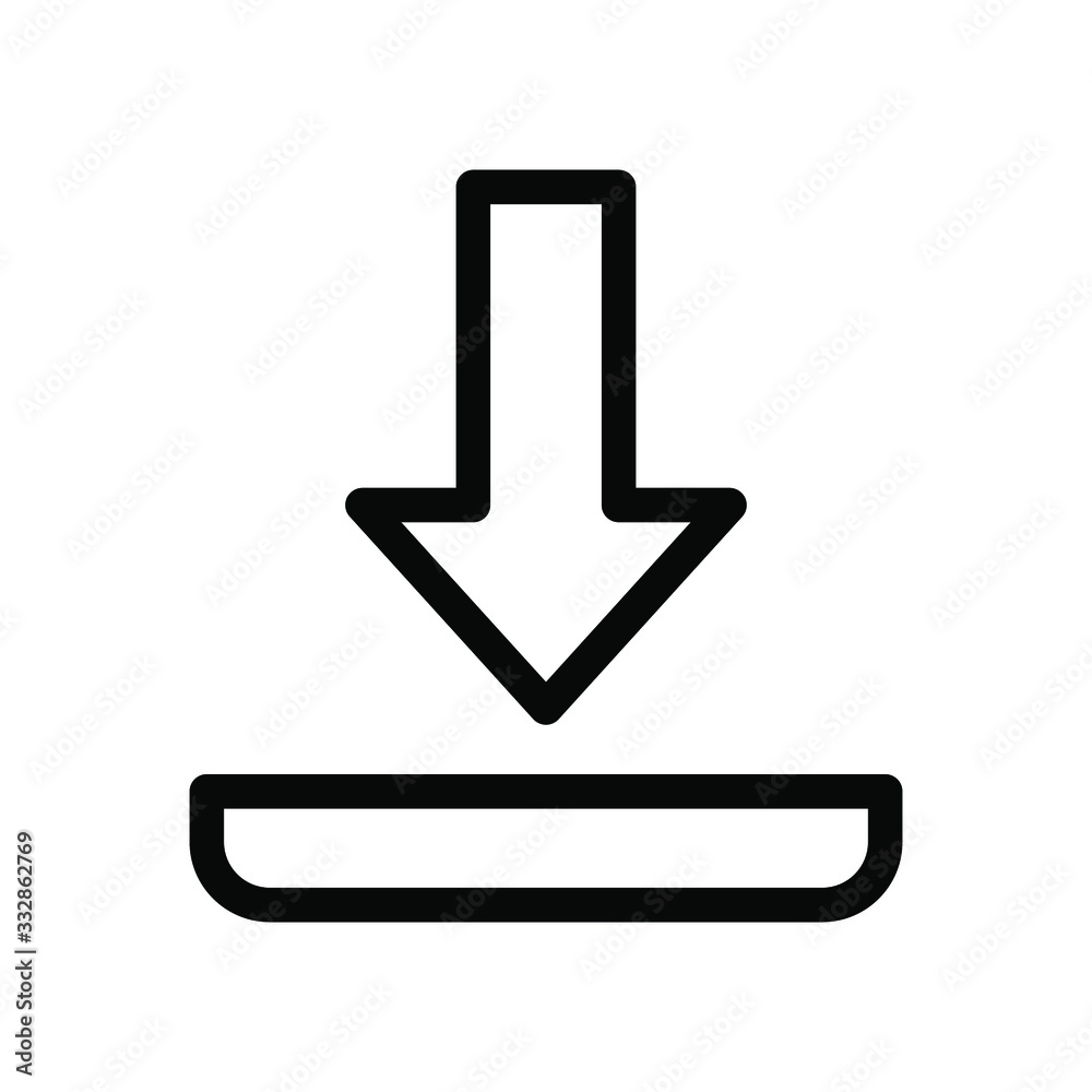 Download icon save file , best vector template logo design emblem isolated illustration ,connection outline solid background white Download icon save file , best vector template logo design emblem isolated illustration ,connection outline solid background white