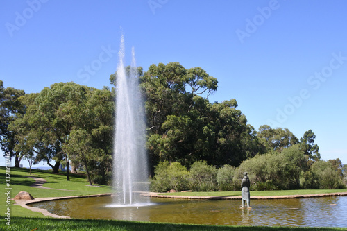 Water fountain at Kings Park and Botanic Garden