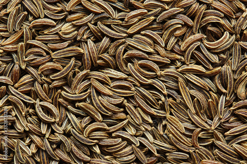 caraway seeds closeup background texture