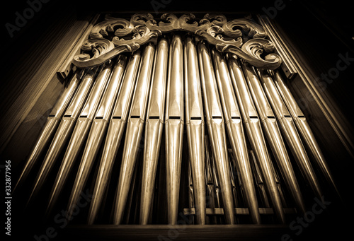 historic pipe organ photo