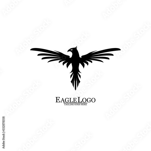 Eagle icon logo design vector template © Sunar