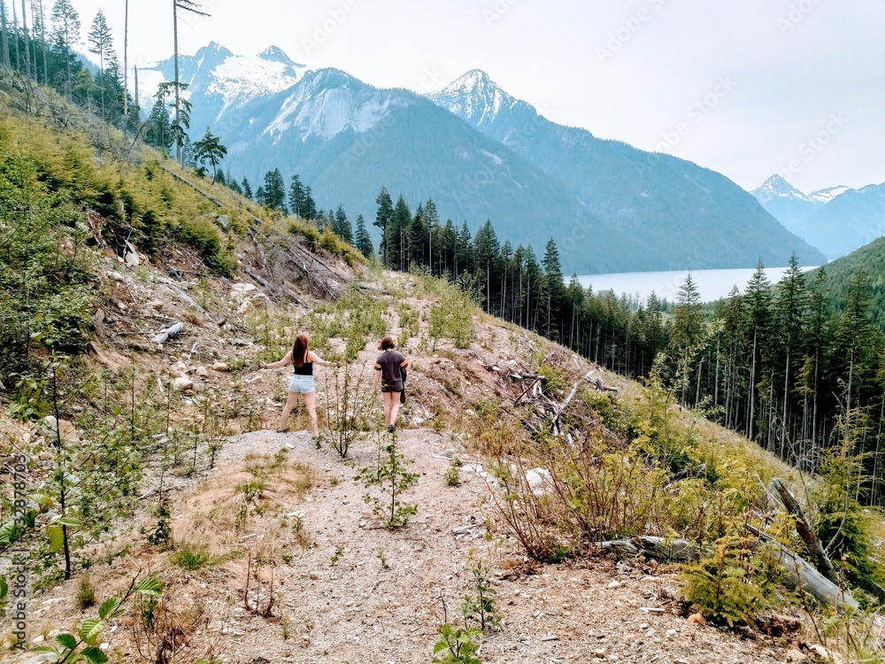 Fototapeta premium hiking in the mountains