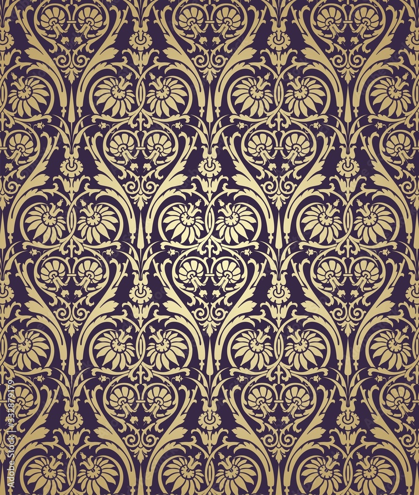 Paisley floral pattern , textile swatch , India Paisley floral pattern , textile swatch , India