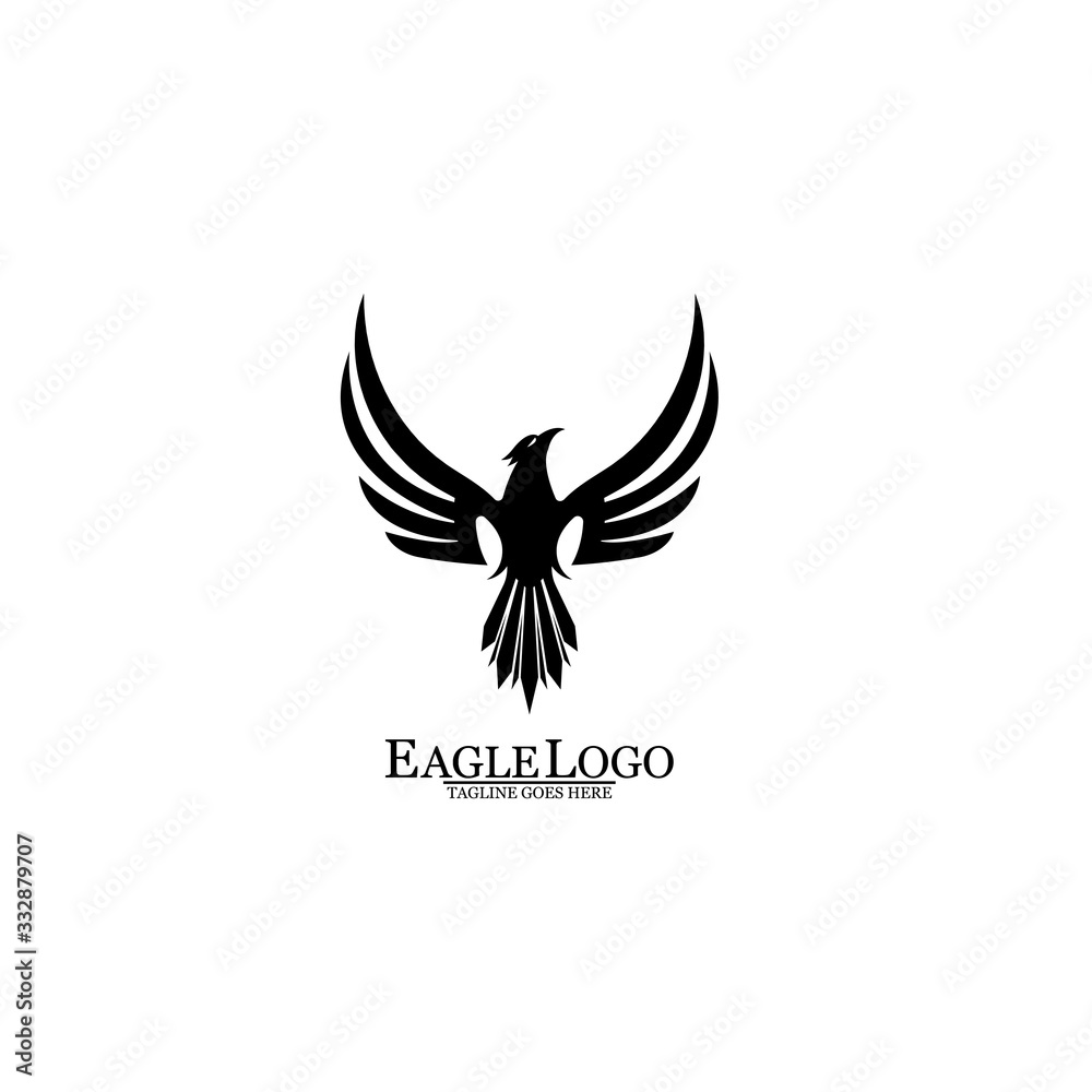 Obraz premium Eagle icon logo design vector template
