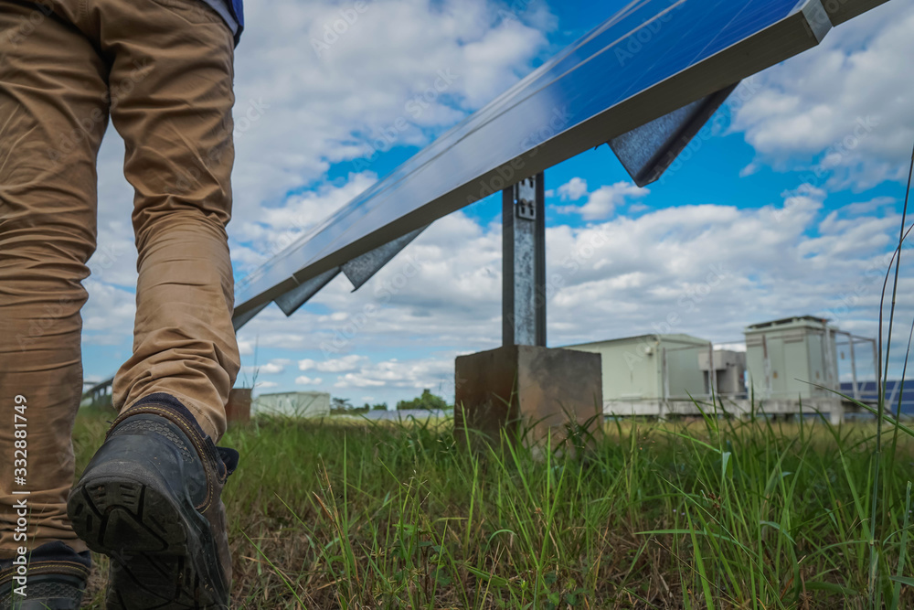 Working in an electrical system requires wearing safety shoes to reduce or not to cause hazards Working in an electrical system requires wearing safety shoes to reduce or not to cause hazards