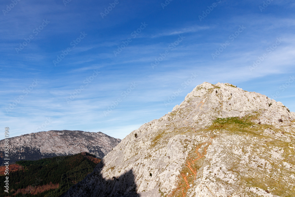 mountains peak in the basque country