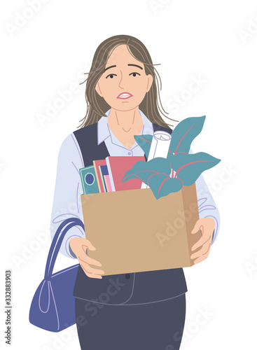 Woman dismissed from her Job.