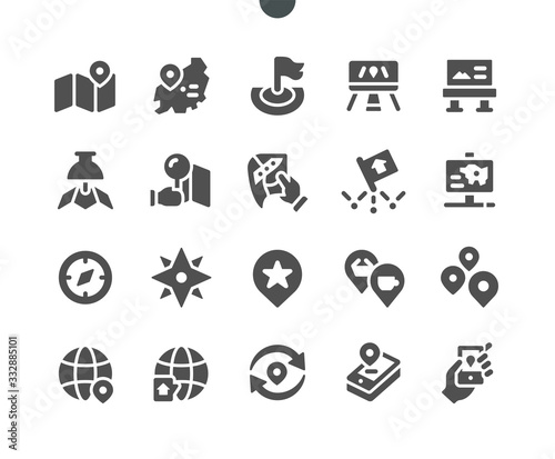Location Well-crafted Pixel Perfect Vector Solid Icons 30 2x Grid for Web Graphics and Apps. Simple Minimal Pictogram