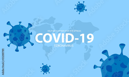 Coronavirus or Corona virus concept. covid-19