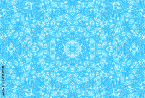 Blue background with abstract concentric pattern