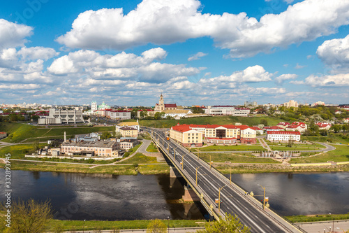 Beautiful view of the center of Grodno