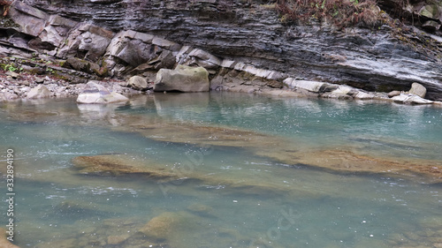 rocks in water
