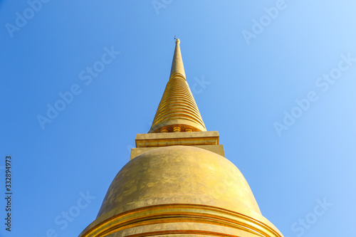 Golden Pagoda Thailand  Temple Architecture on public Temple  The architecture of Buddhism