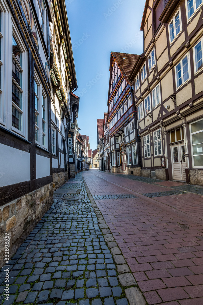 Obraz premium Altstadtgasse in Hameln