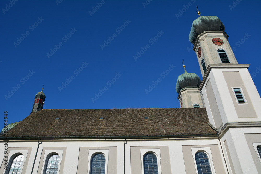 Pfarrkirche Heilig Kreuz, Lachen SZ Stock Photo Adobe Stock