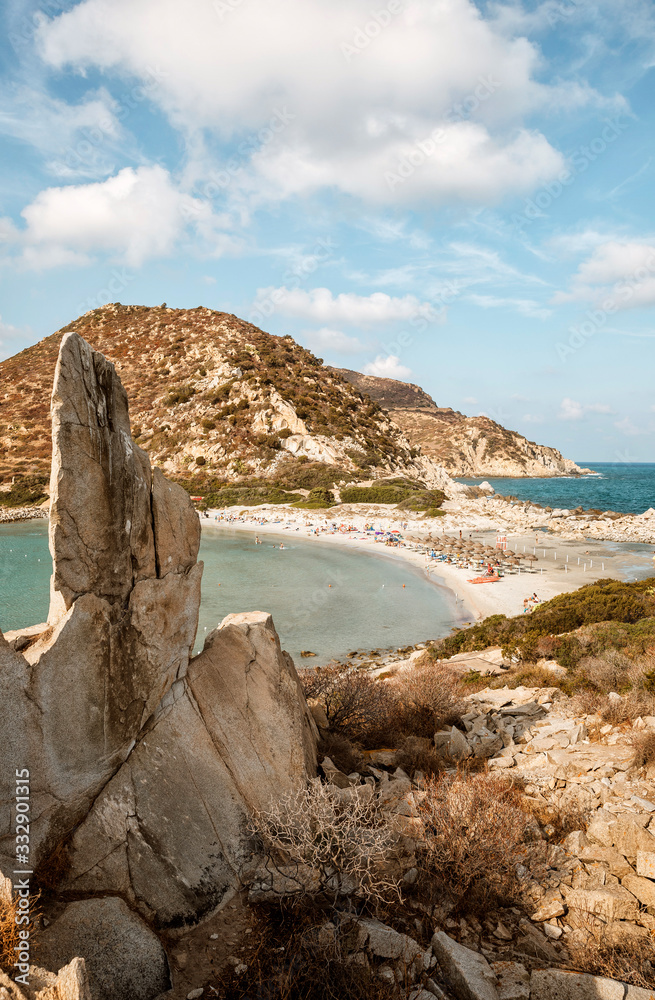 Punta Is Molentis, Sardinia.