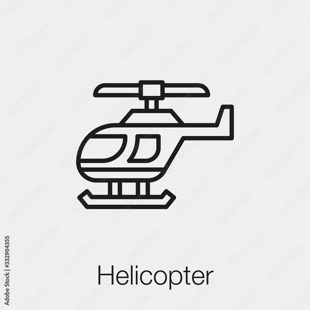 helicopter icon vector sign symbol helicopter icon vector sign symbol