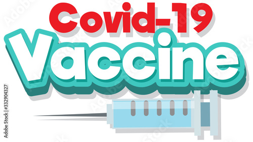 Font design for covid 19 vaccine