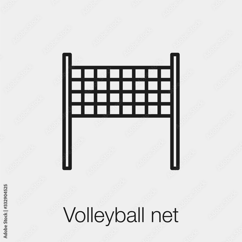 volleyball net icon vector. Linear style sign for mobile concept and web design. volleyball net symbol illustration. Pixel vector graphics - Vector. volleyball net icon vector. Linear style sign for mobile concept and web design. volleyball net symbol illustration. Pixel vector graphics - Vector.
