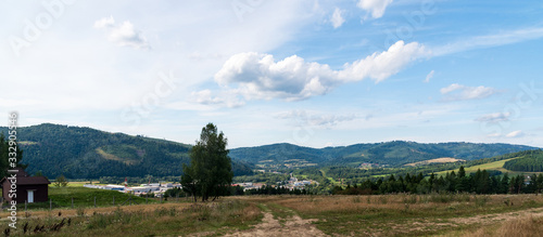 surrounding of Krasno nad Kysucou town in Slovakia