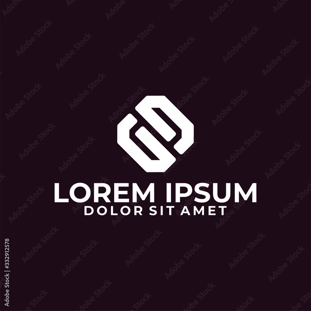 Initial letter GD, GG, DD logo template with diamond or hands illustration in flat design monogram symbol Initial letter GD, GG, DD logo template with diamond or hands illustration in flat design monogram symbol
