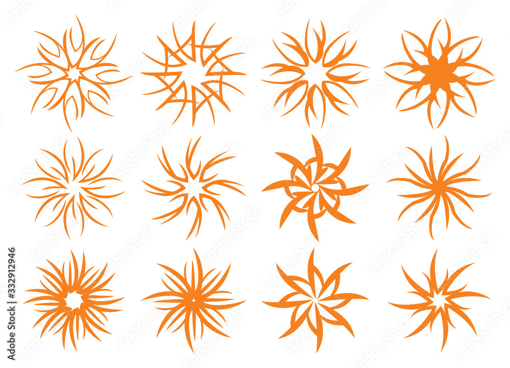 Swirling Pattern Vector Design Swirling Pattern Vector Design