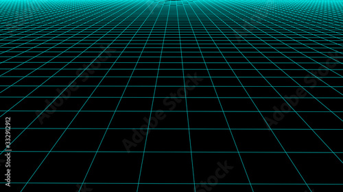 Vector 3D mesh. Background Lines.