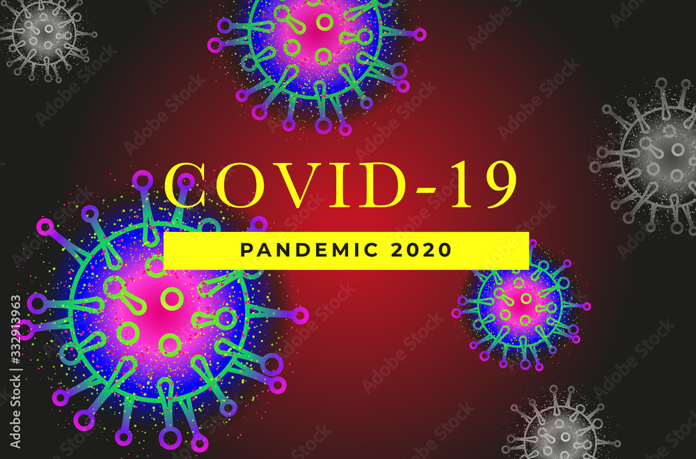 Banner for placing text about coronavirus covid-19 Banner for placing text about coronavirus covid-19