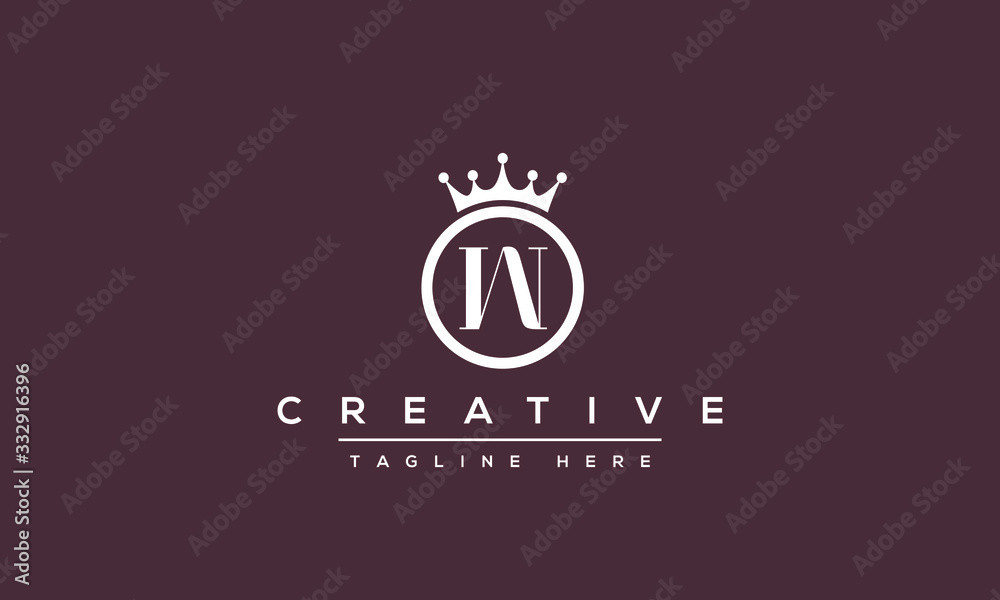 Obraz premium W letter logo Design Modern Monogram Icon. W WW initials based Template and Letters in vector.