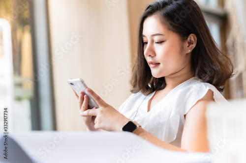 Free Download Architect or interior designer working with material sample board in showroom. Business of Real estate, home decoration .Creative people workplace.  young designer woman working . - GFXLoad