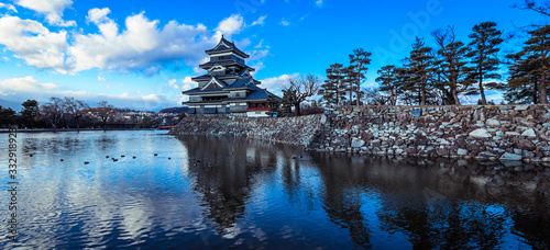 Matsumoto Castle in the Sunset Time, Japan