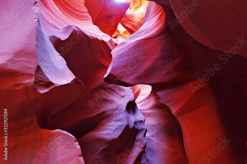 The Antelope canyon. USA