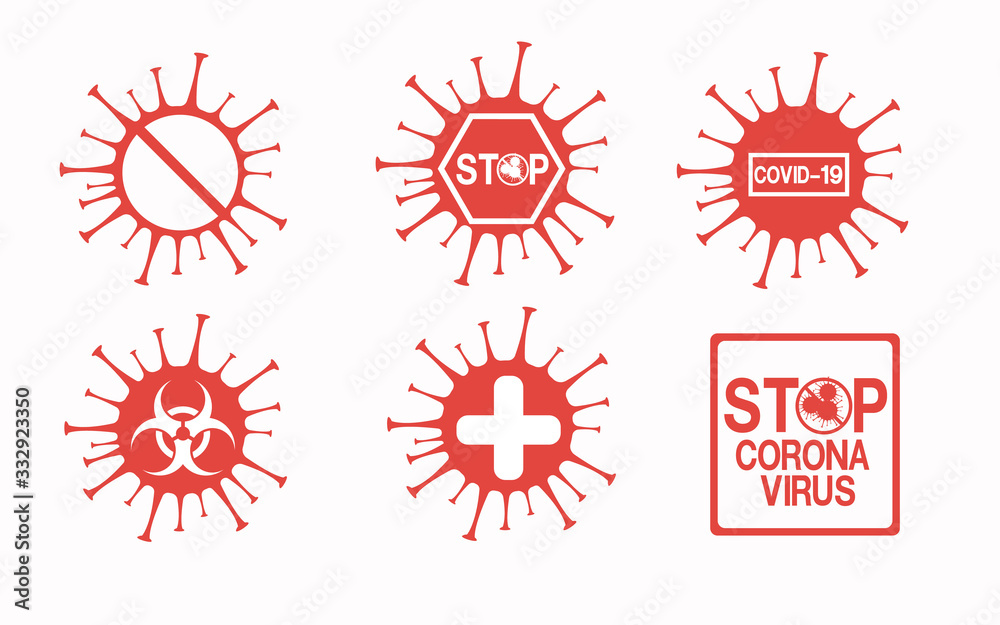 Prohibition icon shape. biological hazard risk logo symbol. Contamination epidemic virus da