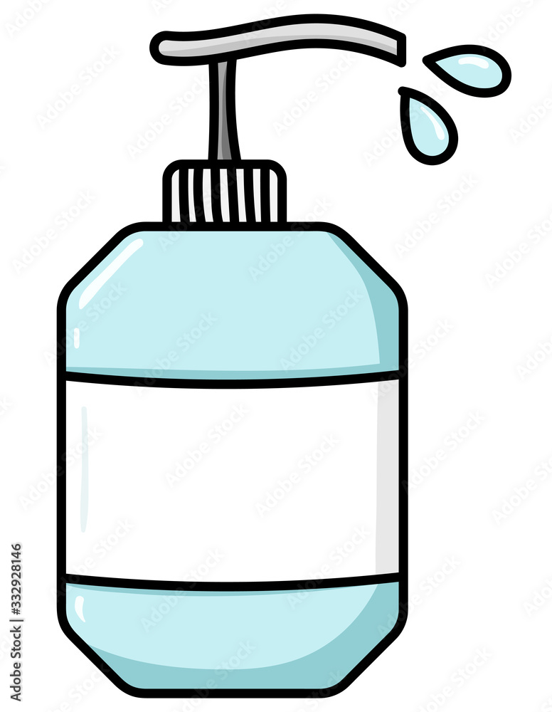 Alcohol pump bottle with droplet splash. Sanitizer bottle. Alcohol pump bottle with droplet splash. Sanitizer bottle.