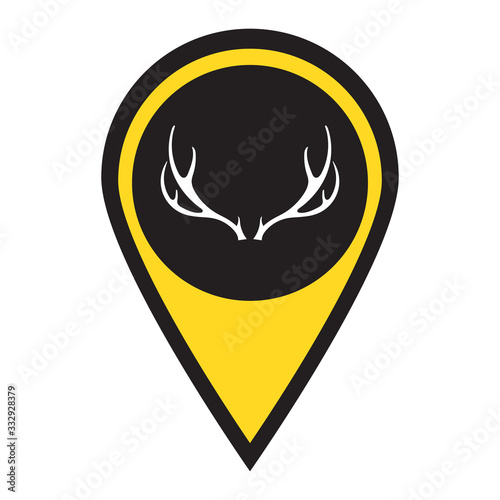 Hunting club logo icon