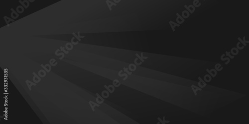 Simple Black Background. Black polygonal triangular mosaic background for web  presentations and prints. Vector illustration