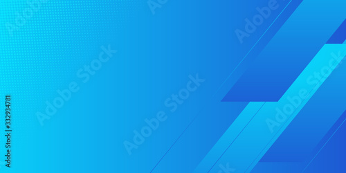 Fresh blue abstract presentation background with bright blue color. Vector illustration design for presentation, banner, cover, web, flyer, card, poster, wallpaper, texture, slide, magazine