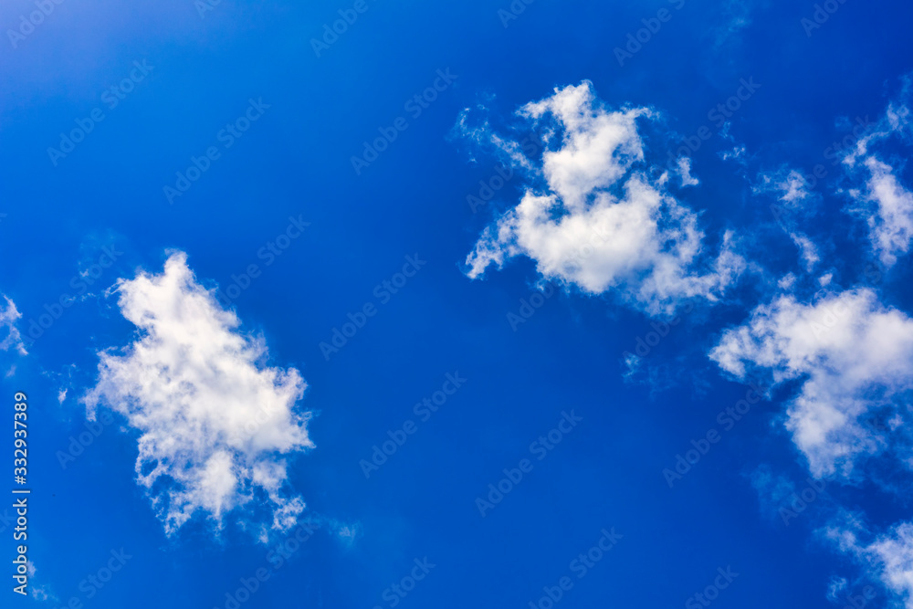 Blue sky with cloud background. With copy space for text or design. Blue sky with cloud background. With copy space for text or design.
