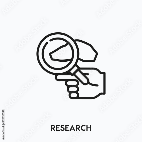 Фотография archeology research icon vector